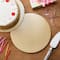 12" Gold Glitter Round Cake Boards by Celebrate It™